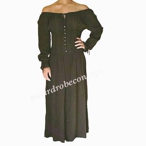 BOSTON PROPER Cold shoulder Boho Dress